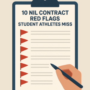 10 NIL Contract Red Flags Student Athletes Miss (FREE)